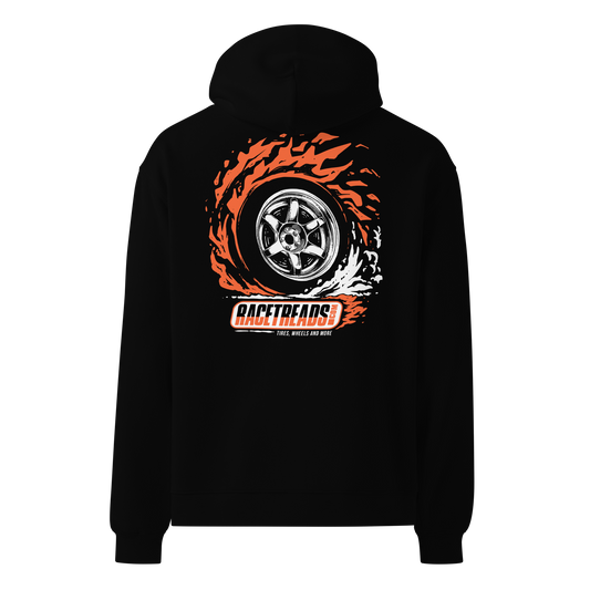 Tire on Fire Oversized  Hoodie